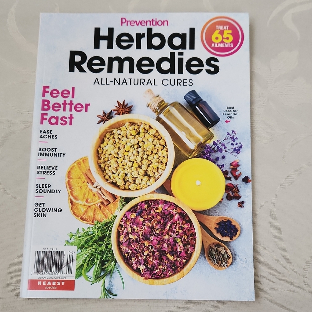 4/$15  Prevention Herbal Remedies Magazine with Natural Cures 7/23